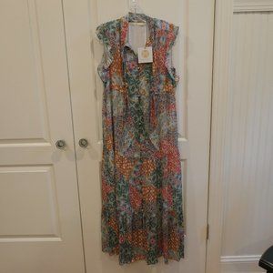 Marie Oliver Kylee Maxi Dress XS in Patchwork NWT